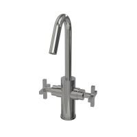 Two-handle Cruz deck mounted washbasin mixer
